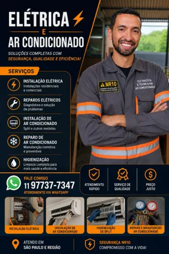Eletricista e Técnico em Ar Condicionado