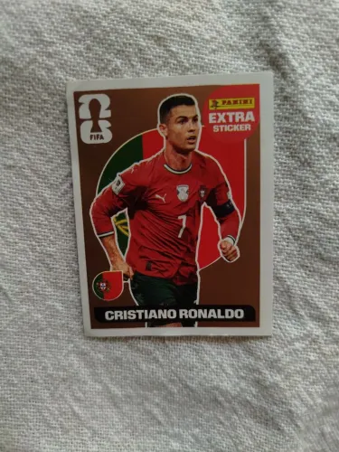 Figurinha Extra Legend Bronze Cristiano Ronaldo Copa 2026