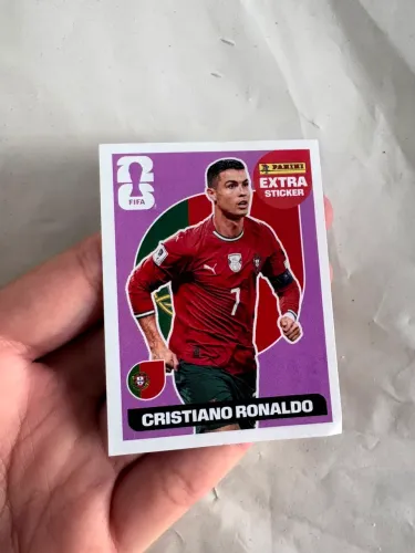 FIGURINHA STICKER CR7