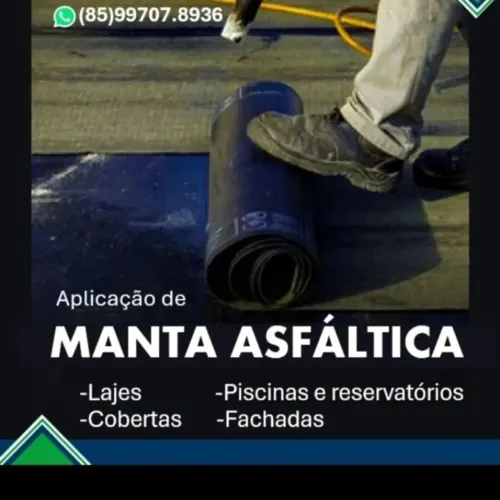 Impermeabilização com manta asfáltica 
