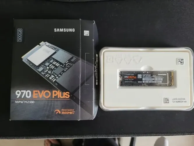 SSD Nvme Samsung 970 Evo Plus - 500GB (Novíssimo, pouco usado)