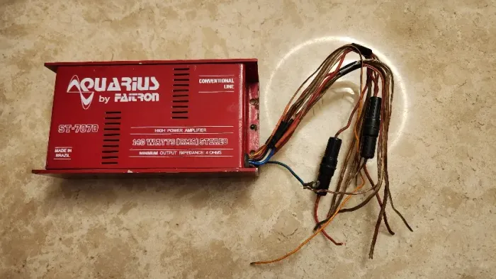 Módulo Amplificador Aquarius ST-7070 (Faitron) 140W RMS - Vintage Som Automotivo