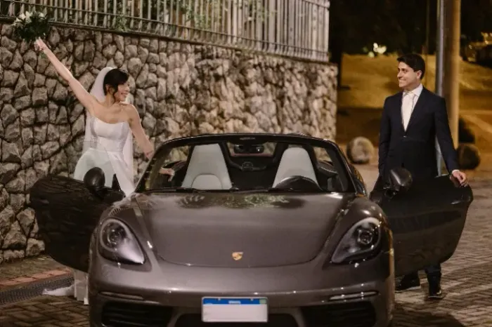 Porsche conversível para Noivas - Chegue à Igreja com Elegância | BH e Região