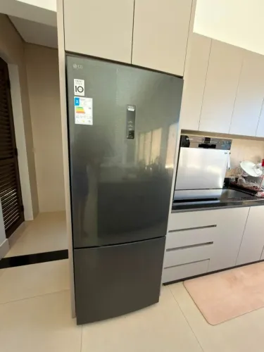 Geladeira LG Smart Inverse 451L Inox 220V ? 10 Meses de Uso (Ainda com Plásticos de Prote