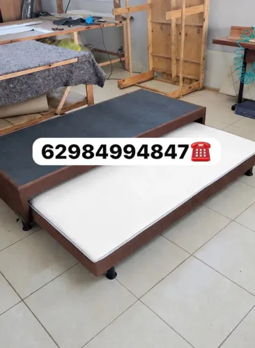 Cama de solteiro com auxiliar novo