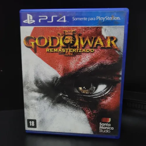God of War 3 Remastered Mídia Física PS4