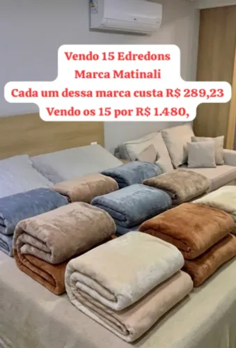 15 Edredons de Alta Qualidade (Inclui 8 Matinali) - Oportunidade!