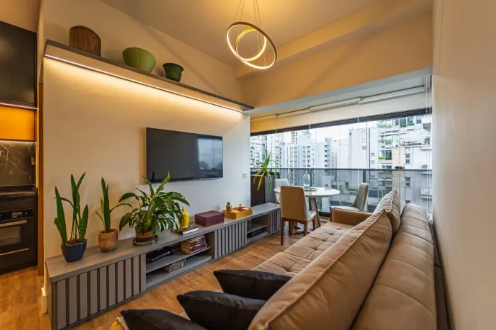 Apartamento para venda em Pinheiros com 2 quartos, sendo 1 suíte, 56m²