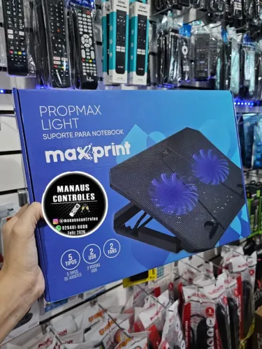 Suporte para notebook led ventilação 