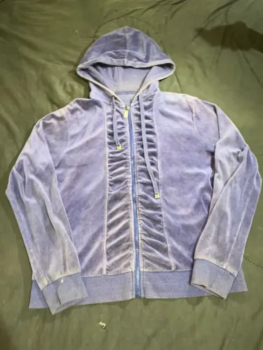 Blusa de Veludo Azul Marinho