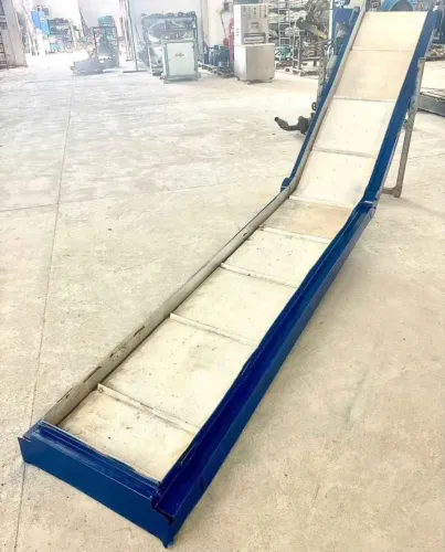Esteira transportadora inclinada 4,0 metros x 50 cm com temporizador