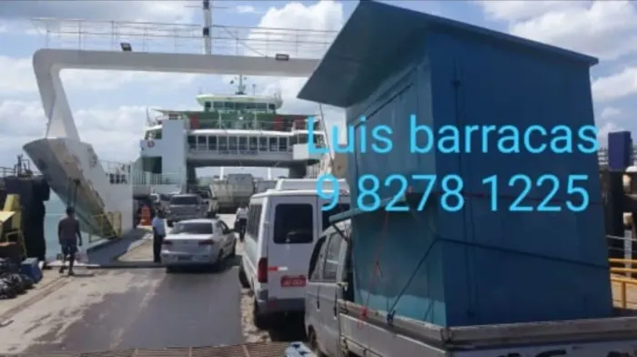 Barraca fabricação própria c/ carreto p Salvador 