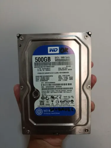 HD 500 GB<br><br>50 reais