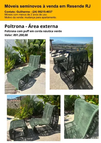 Poltrona de área externa