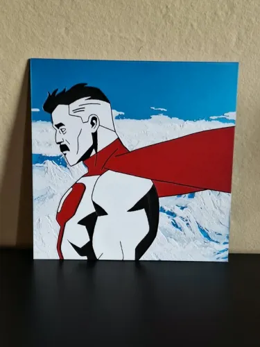 Quadrinho Omni-Man (Invencível) - Impressão 3D