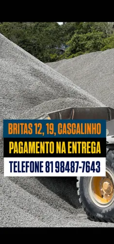 Brita britas direto da pedreira
