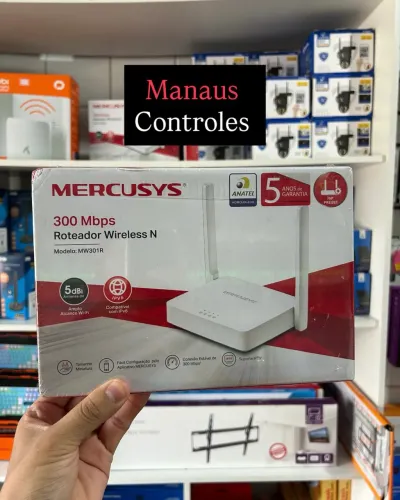 Roteador 300 megas Wi-Fi 2.4GHz Mercusys