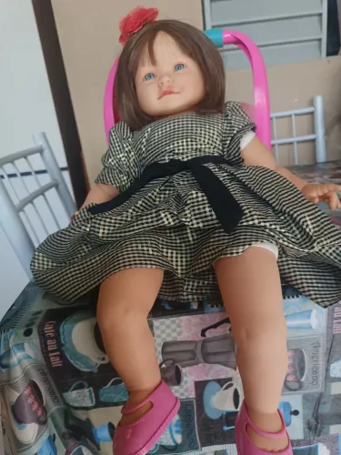 Boneca reborn 56cm da Diver Toys ? dos anos 2000<br>
