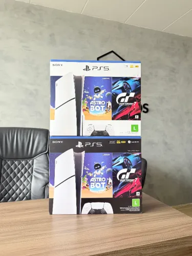 Playstation 5 Slim 825GB c/ 2 jogos Lacrados Originais Pronta Entrega Loja Física