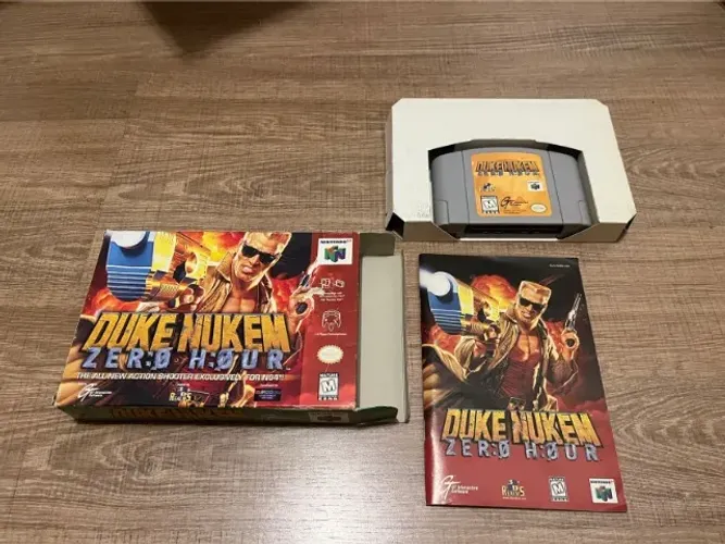 Fita Duke Nukem Zero Hour N64 + Caixa Original + Manual