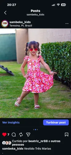 Vestido tamanho 2 anos NOVO