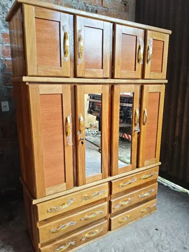 Guarda roupa de casal 4 portas e 6 gavetas novo frete grátis.