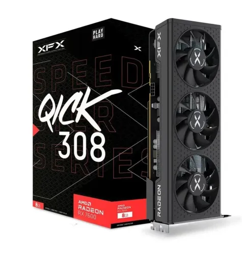 Placa de vídeo XFX RX 7600
