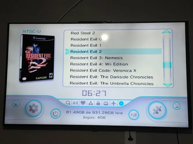 HD 1TB com mais de 430 Jogos de Wii e Gamecube + de 5000 jogos de emuladores