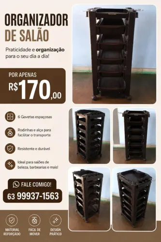 Prateleira Organizador Salão