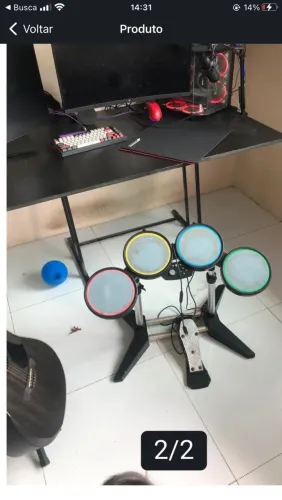 Bateria para Xbox/PC com pedal