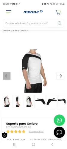 Suporte para ombro mercur