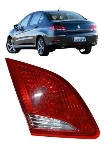 Lanterna Tampa Traseira Lado Esquerdo Peugeot 408 2012 a 2015
