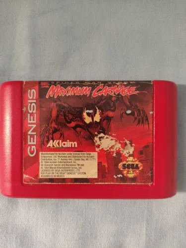 Cartucho Mega Drive Maximum Carnage original