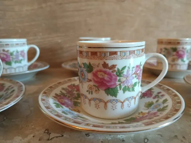 Jogo de xícaras de café chinesa 