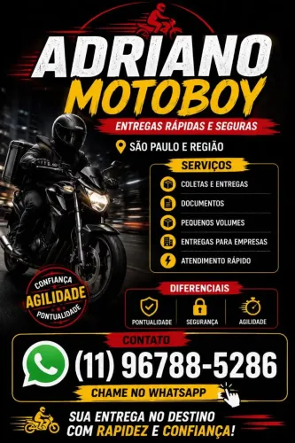 Moto boy Disponível