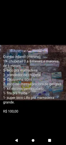 Combo infantil
