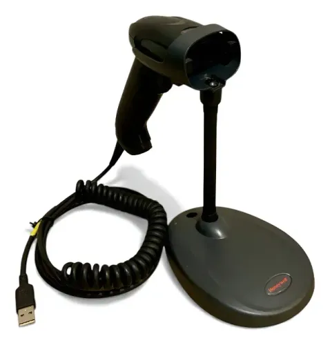 Leitor De Código De Barras Honeywell 1250g Usb Com Suporte 5v Preto Usb