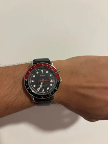 Relógio Timex Waterbury 39mm GMT