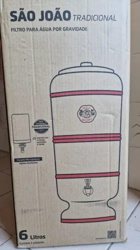 Filtro de barro São João 6l NOVO