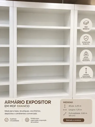 Vendo móveis expositores