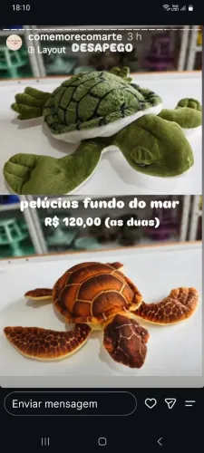 Pelucia fundo do mar