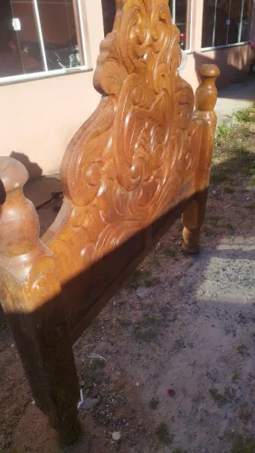 Troco por bicicleta Cama de cerejeira preço de desapego 