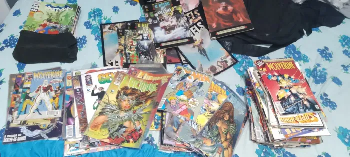 Revista HQs e DC antigas X man Wolverine Batman