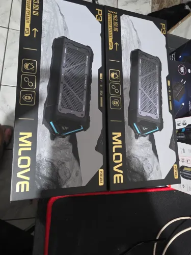 Caixa de Som Bluetooth MLove P3 40W - Zerada Na Caixa - Pronta Entrega