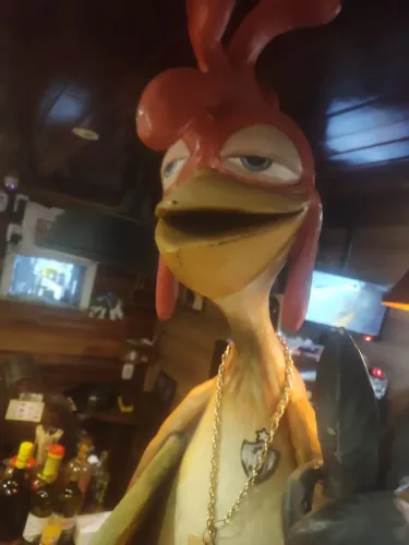 boneco do galo Jão frango gigante