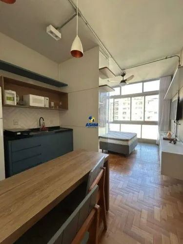 APARTAMENTO / LOFT MOBILIADO 38m² PARA ALUGAR NO CENTRO BELO HORIZONTE