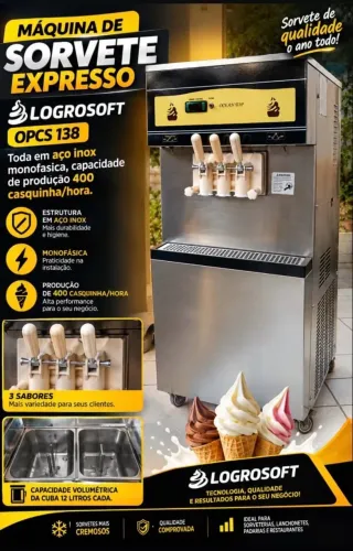 Vende-se Máquina de sorvete Expresso Logrosoft