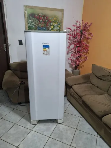 EXCELENTE OPORTUNIDADE GELADEIRA ESMALTEC DEGELO ROC 31 SEMINOVA