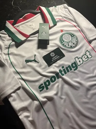 Camisa Palmeiras Branca 26/27 Pronta Entrega