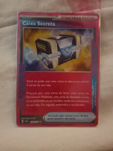 Carta de pokemon caixa secreta (163/167)